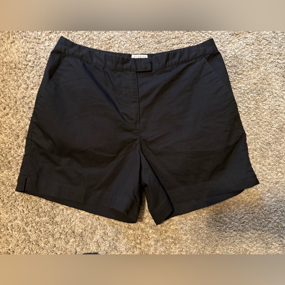 Adidas black womens shorts sz 10